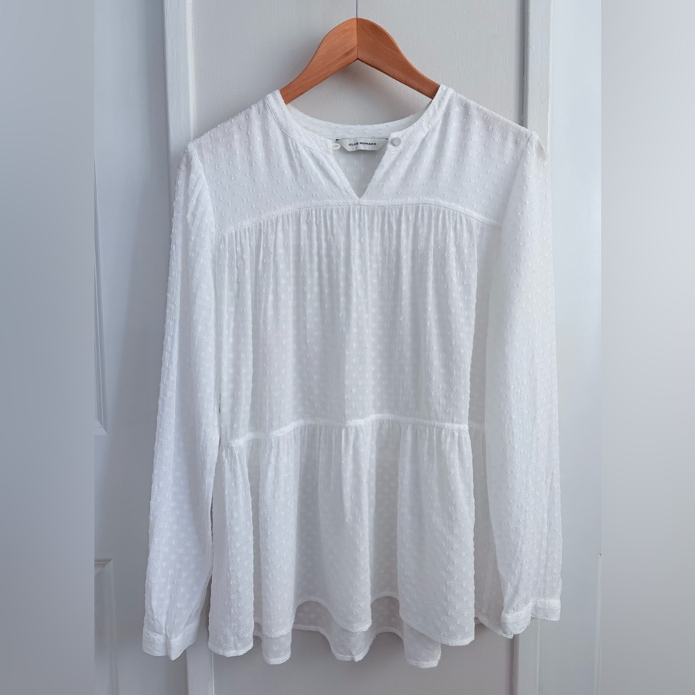 Club Monaco White Blouse – Size XS - Picture 3 of 5